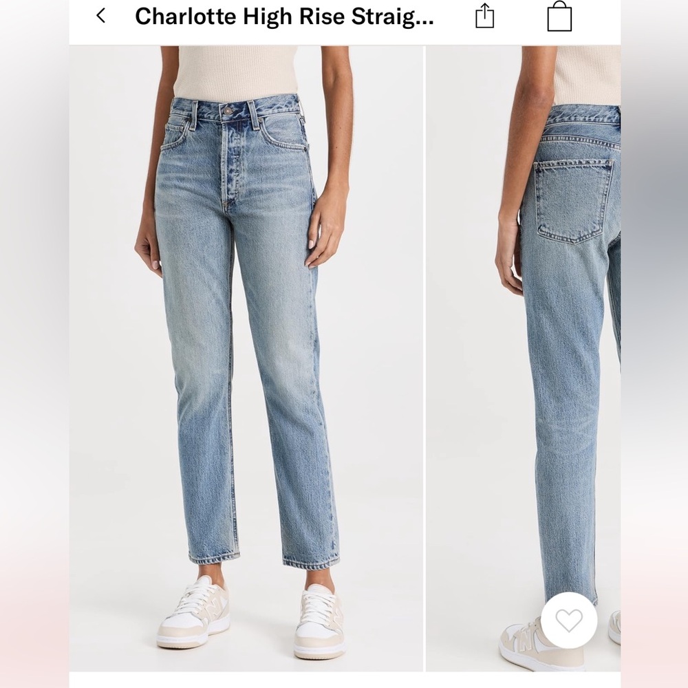 Citizens of Humanity Charlotte High Rise Straight Jeans